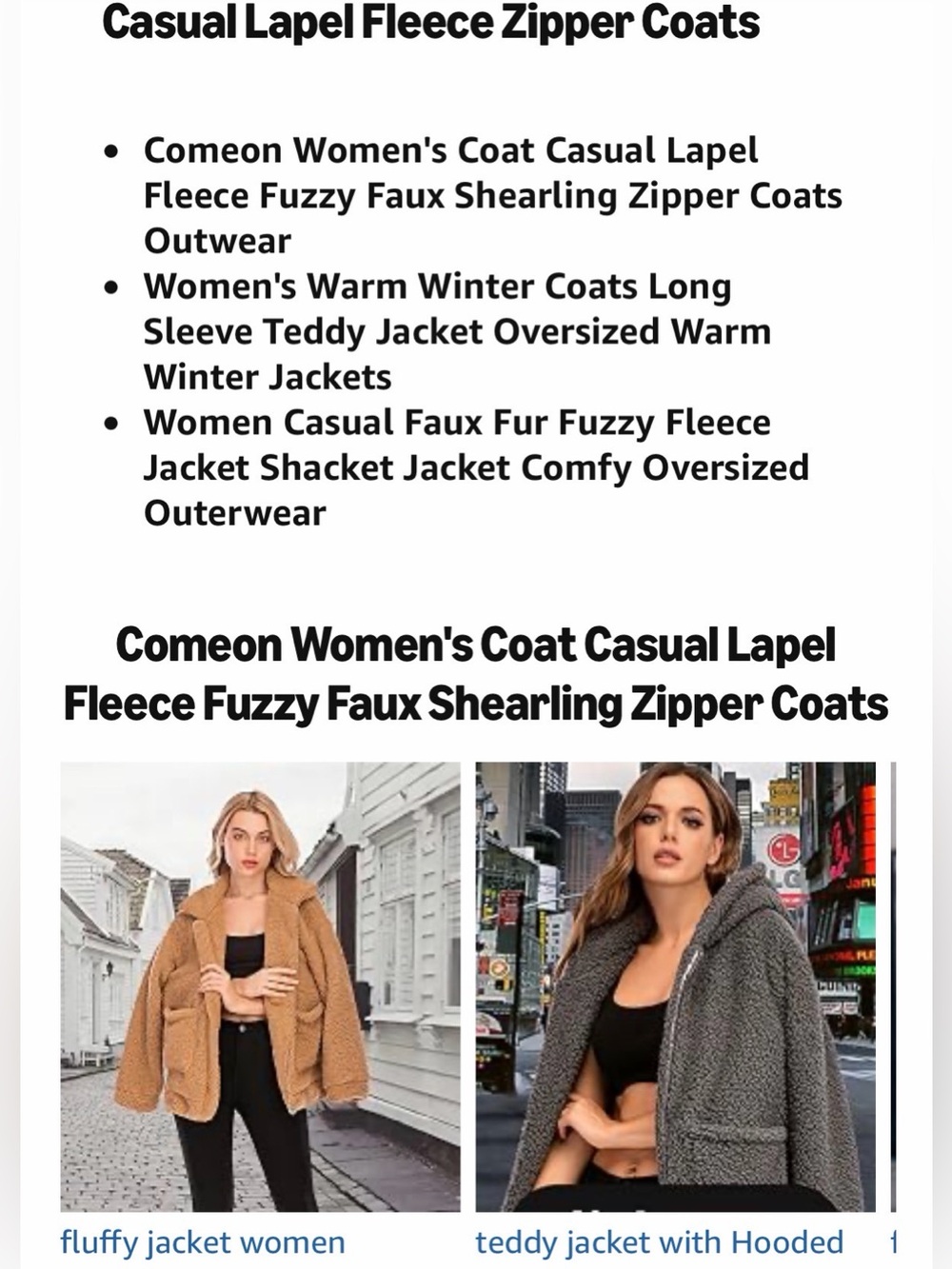 A418 Plush Sherpa Zip-Up Jacket- Dark Gray Fleece Fuzzy Faux Oversized Large NWT - Picture 10 of 11